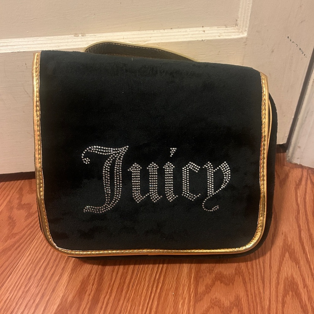 Juicy Couture Black Velvet Bag